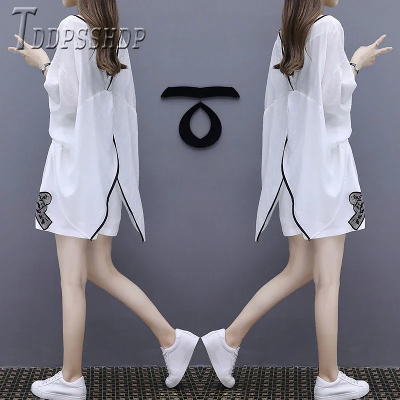 

Женские повседневные комплекты для занятий спортом, 2 цвета на выбор, лето 2019