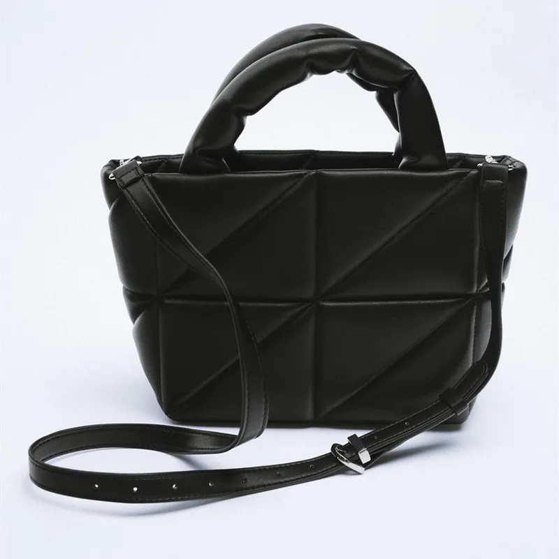 2021 autumn/winter new style diamond handbag fashion trend casual PU messenger bag | Багаж и сумки