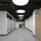 Новинка 2021, светодиодные ультратонкие подвесные светильники 5 см с регулировкой яркости, подвесные светильники, подвесные светильники для офиса