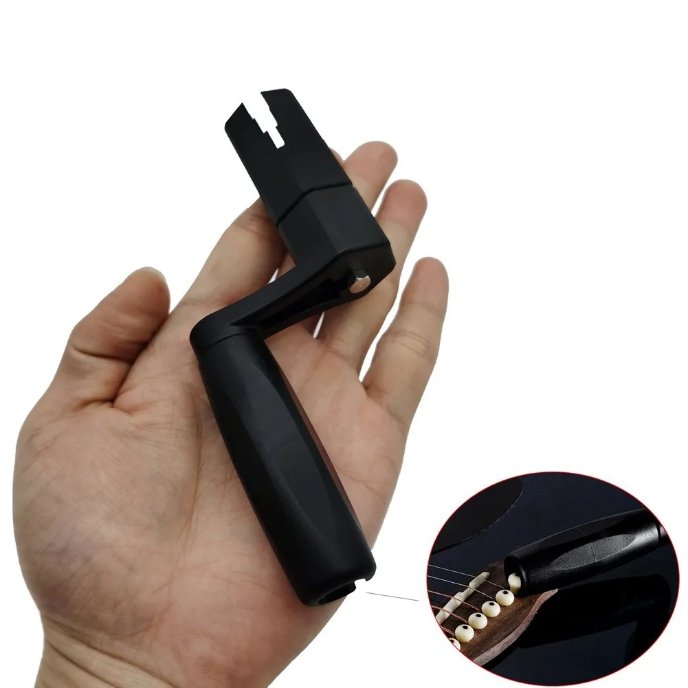 

Multifunction Guitar String Winder Bridge Pin Tuning Pegs Puller Remover Tools 2 In 1 Electric/Manual Guitar Tuner Reel Common
