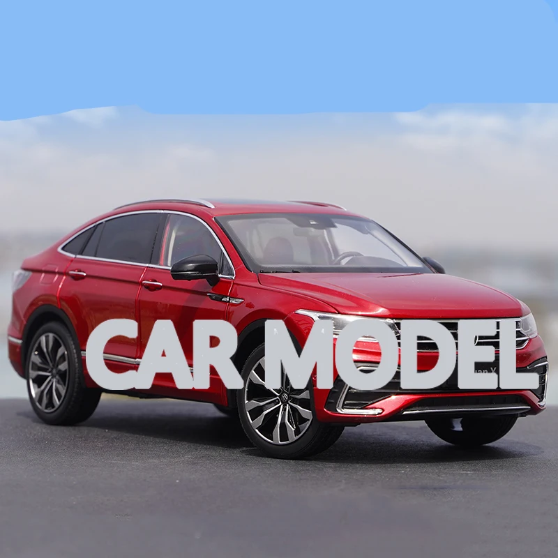 1:18 Масштаб сплава игрушечных автомобилей VW TIGUAN X модель автомобиля SUV детской