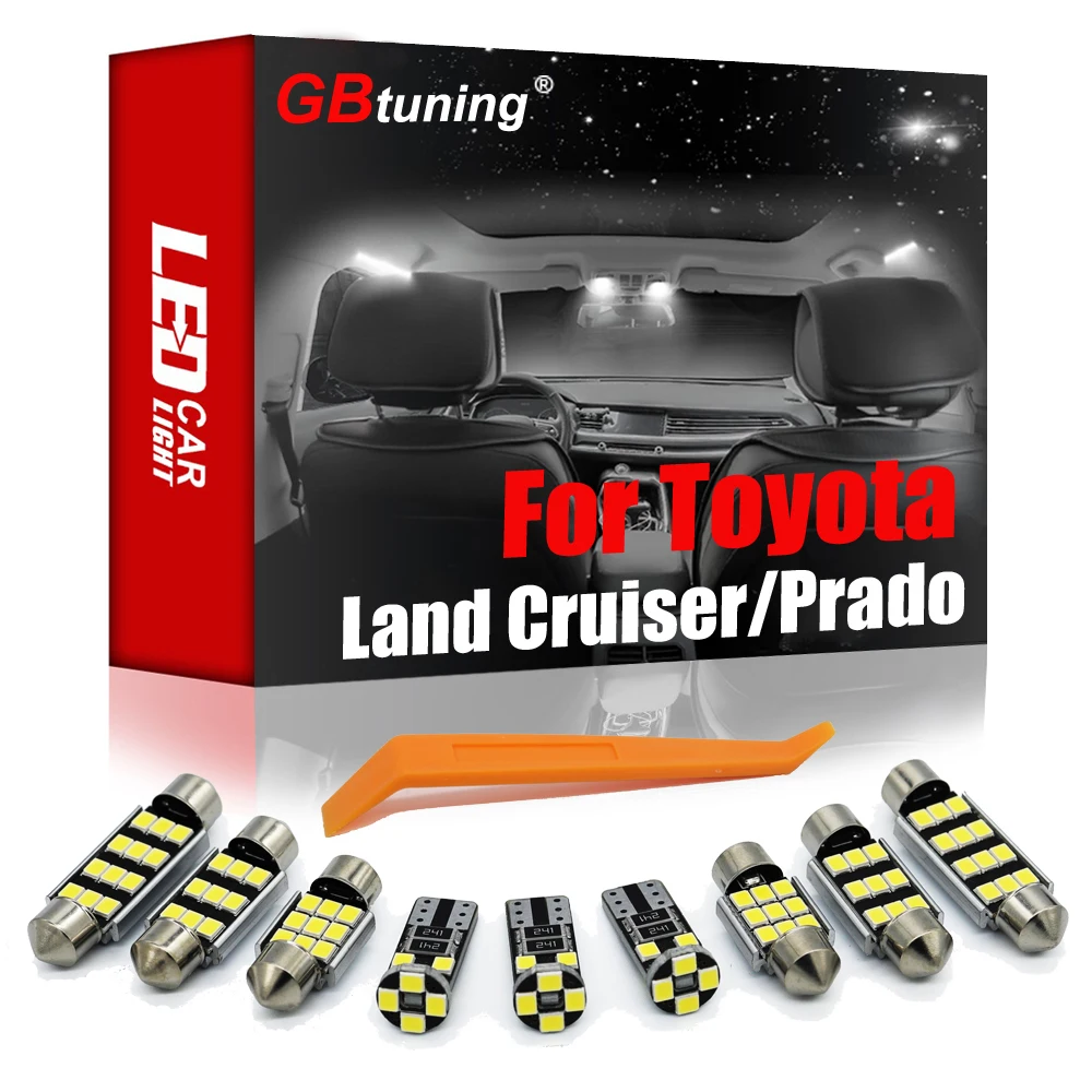 Gbтюнинг Canbus светодиодный внутренний светильник комплект для Toyota Land Cruiser 70 80 100 200