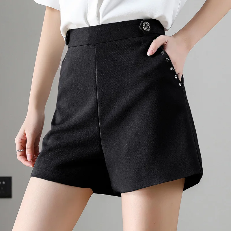 

Summer loose Korean version 2021 new outer wear high waist was thin casual hot pants one