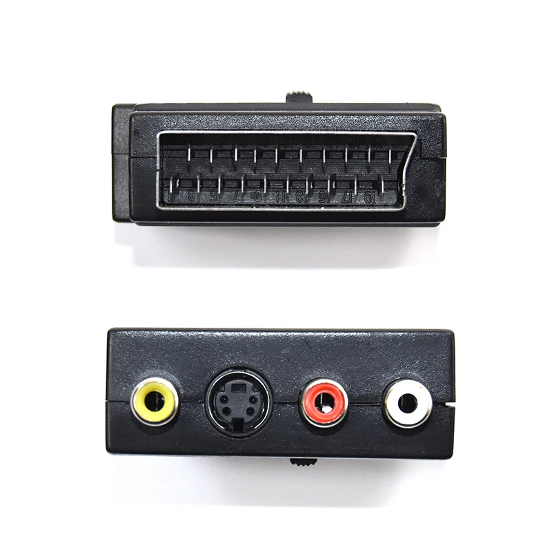 Кабель SCART 21Pin к 3RCA S Video конвертер для PS4 wii DVD RGB Scart К композитному AV ТВ аудио