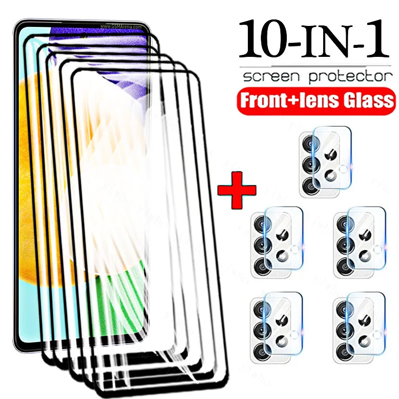 

Gehard Glas Case Voor for Samsung Galaxy A52 5g Bescherming Glas Voor on For Samsung A52 A 52 4G Screen Protector HD Camera Film