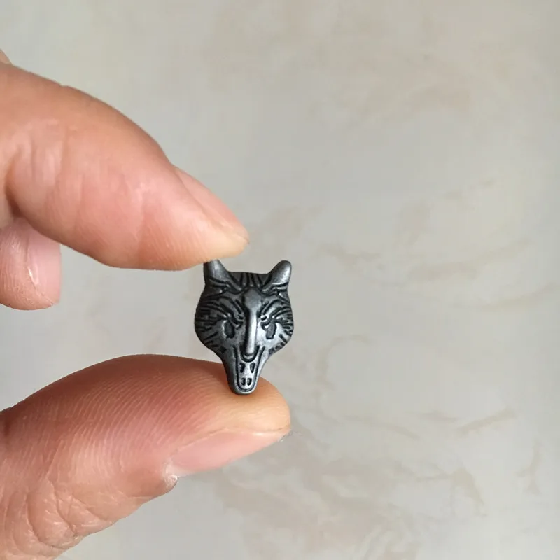 Новое поступление! Золотые лисички заклепки, 11*14 мм модные DIY металлические заклепки Шпильки, кожаные поделки, ботинки, ремень, сумки, шляпа украшения 100 набор