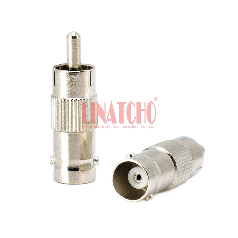 10 pcs sales RF BNC female to RCA male cctv camera antenna connector