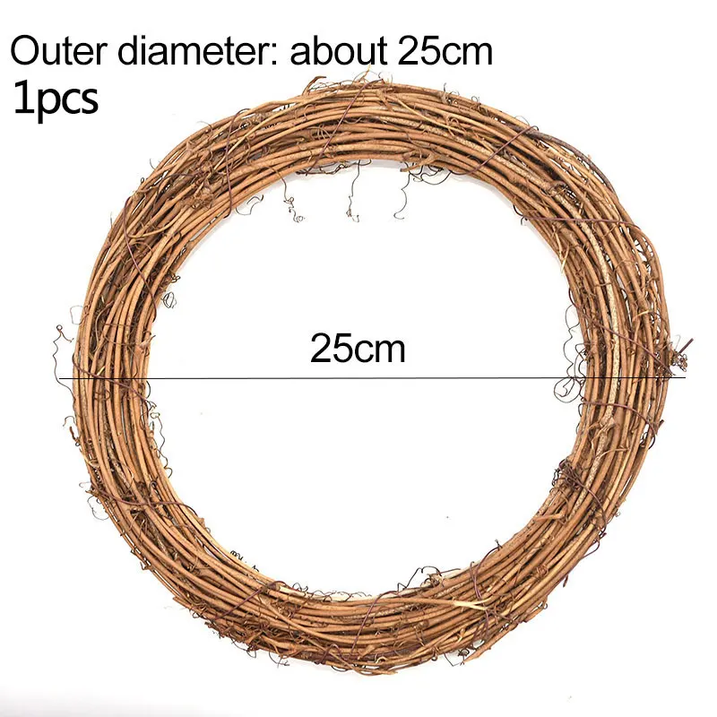 1pcs-25cm 10-40 см золотое железное металлическое кольцо, венок, гирлянда, сделай сам, настенная подвесная гирлянда, рождественские, свадебные украшения, металлические кольца - Цвет: 1pcs-25cm