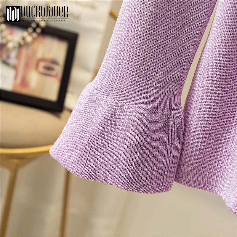2019 Autumn Winter Women Pullovers Sweater Knitted Korean Elasticity Casual Jumper Fashion Slim Turtleneck Warm Female Sweaters | Женская