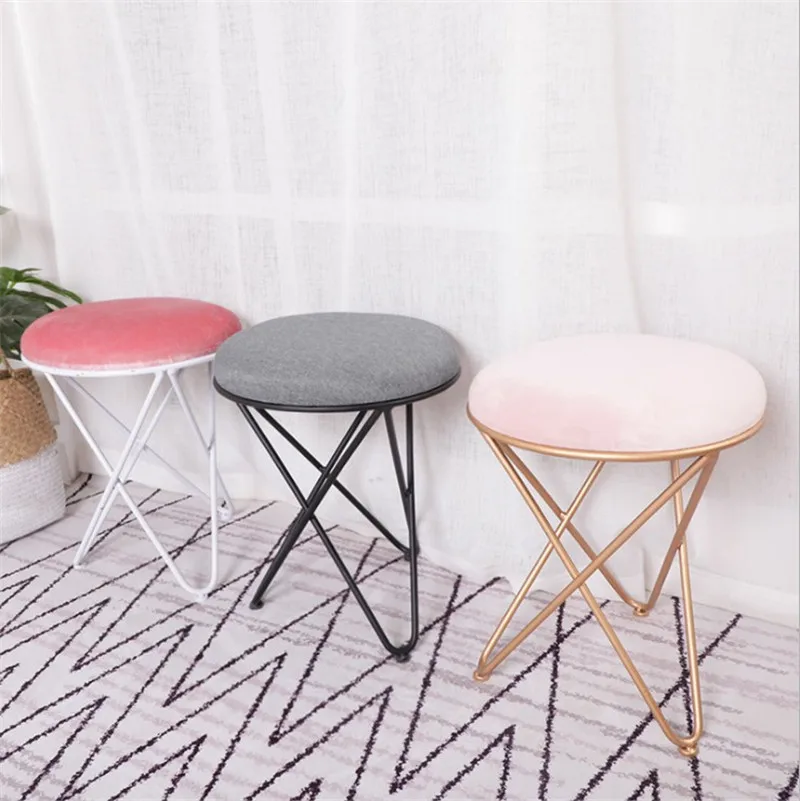 Стул для макияжа стол сетчатый красный стул современный простой домашний диван