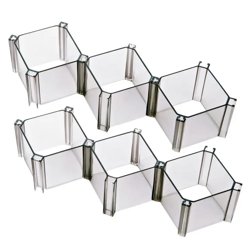 

Drawer Organizer DIY Honeycomb Sock Drawer Organizer Storage Box Creative Combined Divider Cabinet Clapboard Storage Closet