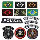 BOPE черная полиция Бразилия нашивка Элитный отряд спецназ не спецназ значок аппликация эмблемы