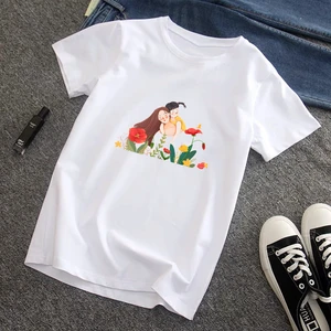 Harajuku Love T-shirts Women Graphic T Shirt Summer woman Tees Clothing Female Tshirt Basic Ladies Tops Summer T-shirt
