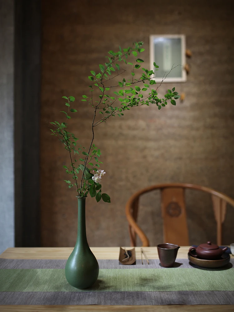 

Китайский Керамика ваза ручной тянуть эмбрион цветочное устройство приусадебное Садоводство сухой цветок украшение дома