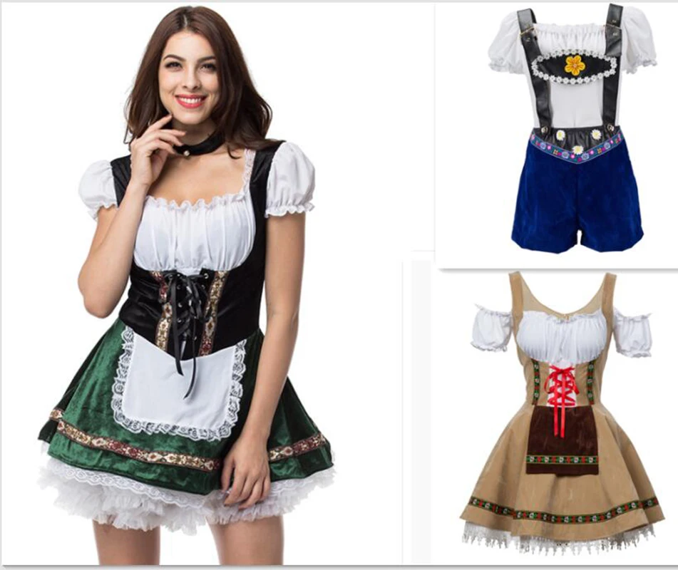 Женский костюм для Хэллоуина баварского карнавала 3XL | Тематическая одежда и
