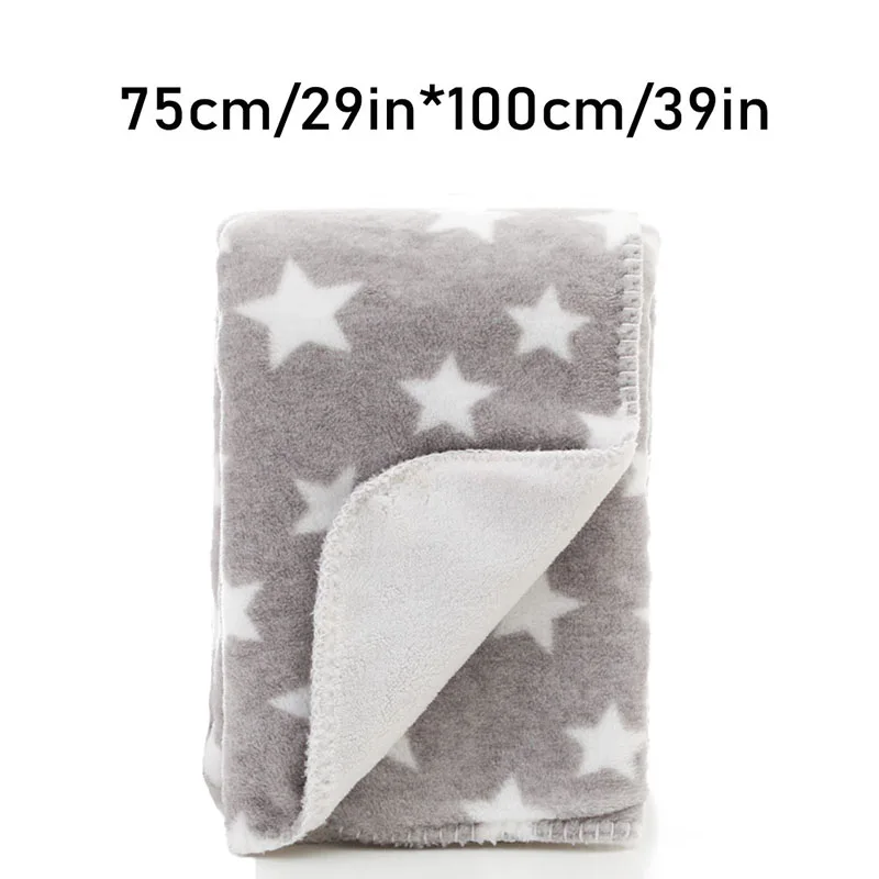 DIDIHOU 1 шт. Двухслойное одеяло с принтом звезд для мужчин детское плюшевое малышей