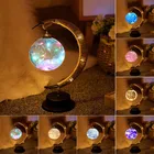 Лунная светодиодсветодиодный подставка для ночника, романтическая мягкая Винтажная настольная лампа в стиле ретро на День Благодарения, Рождество, Хэллоуин для украшения дома