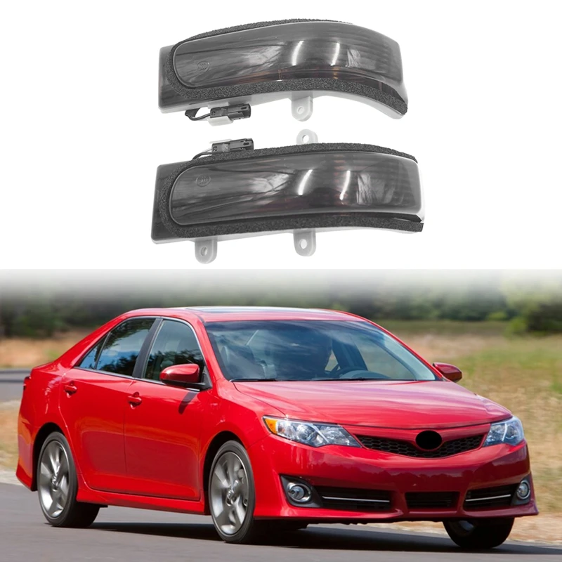 

Smoky Black Led Rear View Mirror Turn Signal Light for Toyota Camry 2006-2011 Indicator Blinker Repeater Signal Lamp