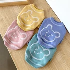 Осенне-зимняя одежда для домашних животных, пуловер Тедди бишон, мультяшный свитер для щенка, теплая одежда для собак, товары для домашних животных