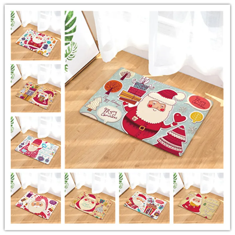

Christmas Serise 008 Home Entrance Doormat Tapete Absorbent Bedroom Living Room Floor Mats Modern Kitchen Mat/Rug/Carpet