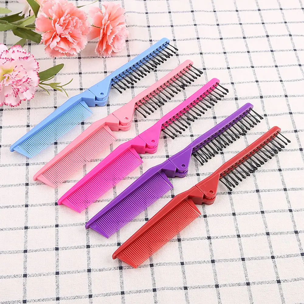 Профессиональная Складная расческа для волос 1 шт. портативный карманный гребень