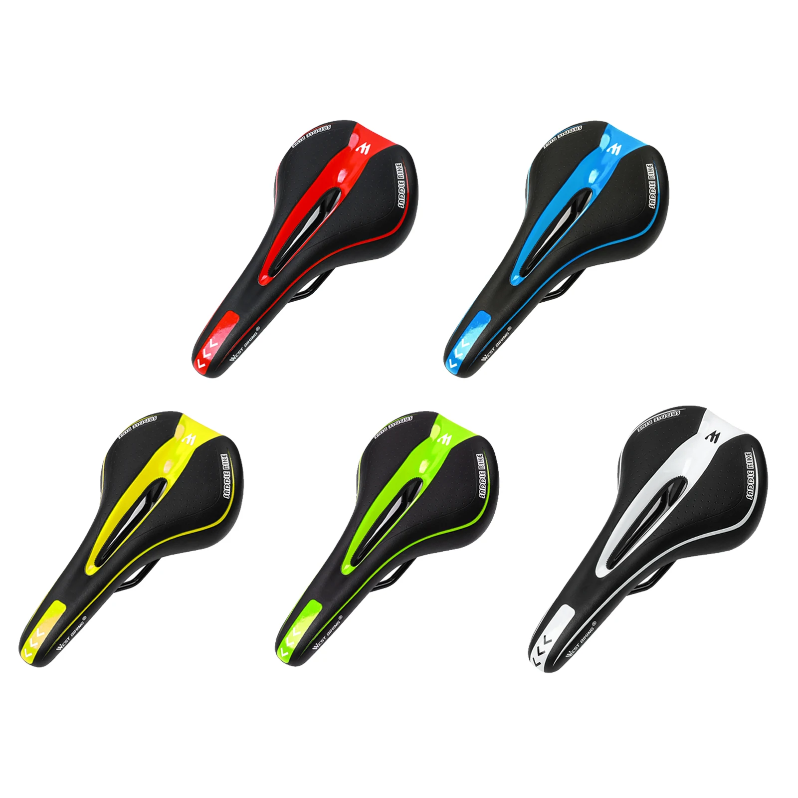 

Breathable Bike Seat Cushion Lightweight Mountain Bicycle Hollow Saddle