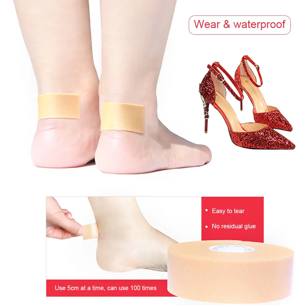 3 рулона ленты для каблука клейкая лента Нескользящие ручки обуви