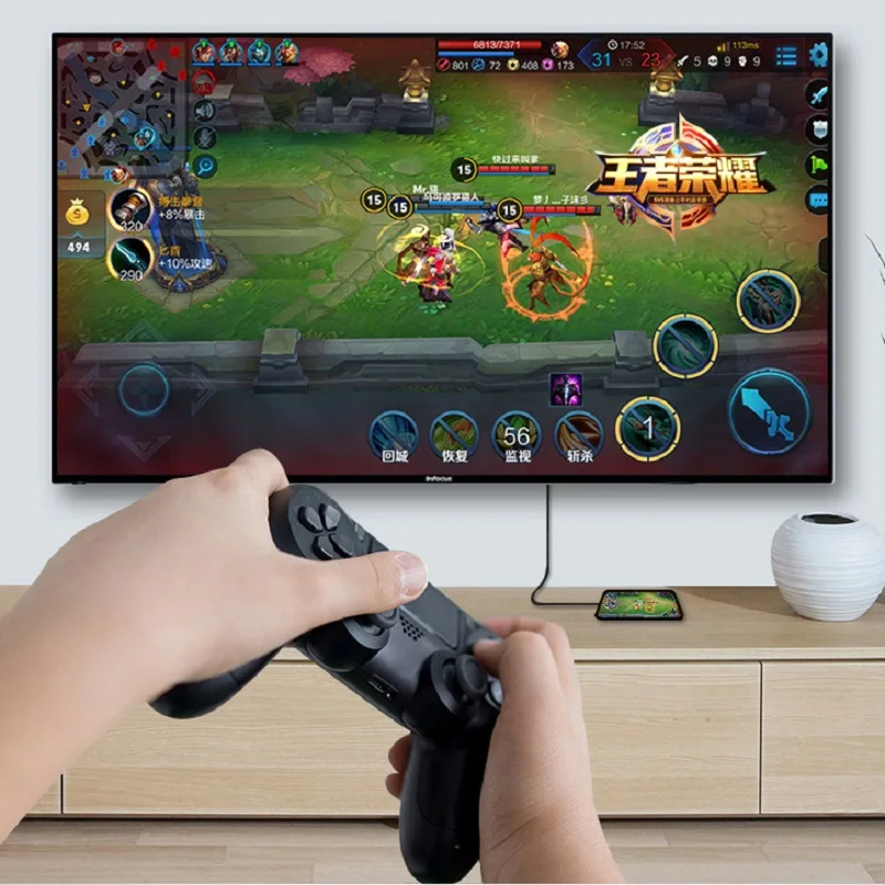 Дисплейный порт типа C совместимому с HDMI разветвитель для Nintendo Switch адаптер кабель