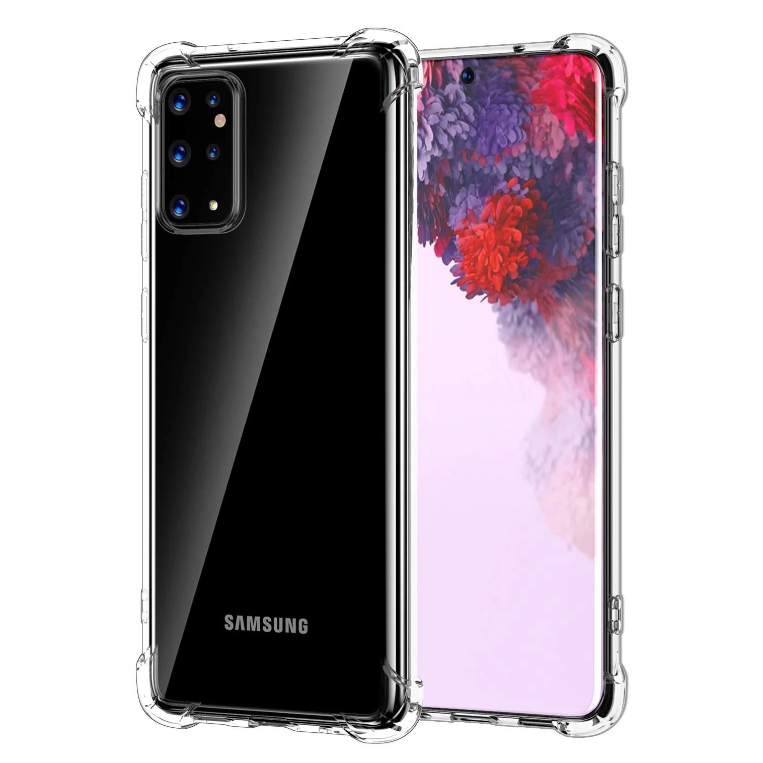 Противоударный чехол для Samsung Galaxy Note 10 Lite Прозрачный мягкий силиконовый S10 чехлы