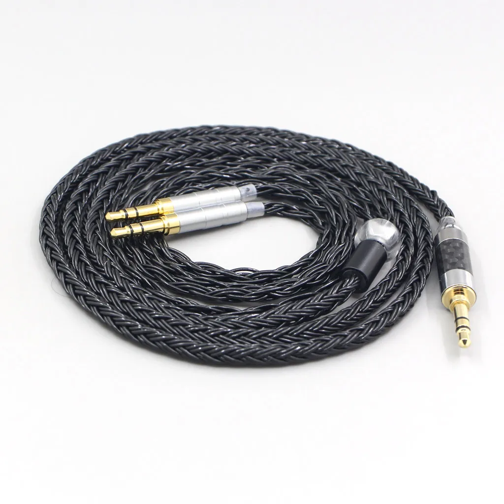 

LN007423 16 Core 7N OCC Black Earphone Cable For Hifiman Sundara Ananda HE1000se HE6se he400i he400se Arya He-35x Headphone