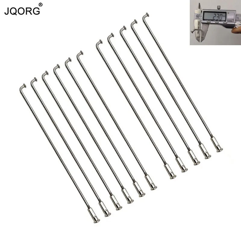 

13 калибр диаметром 2,3 мм J-образное освещение серебряного цвета спицы для электрического велосипеда Материал спицы из нержавеющей стали 304 для электровелосипеда