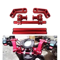 motorcycle cnc adjustable steering handlebar 78 22mm removable handle bar system 125cc pit bike dirt bike motobike scooter