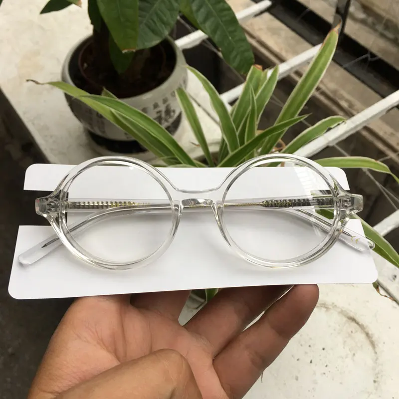 Суперкруглая ацетатная оправа для очков в датском стиле близорукости/по