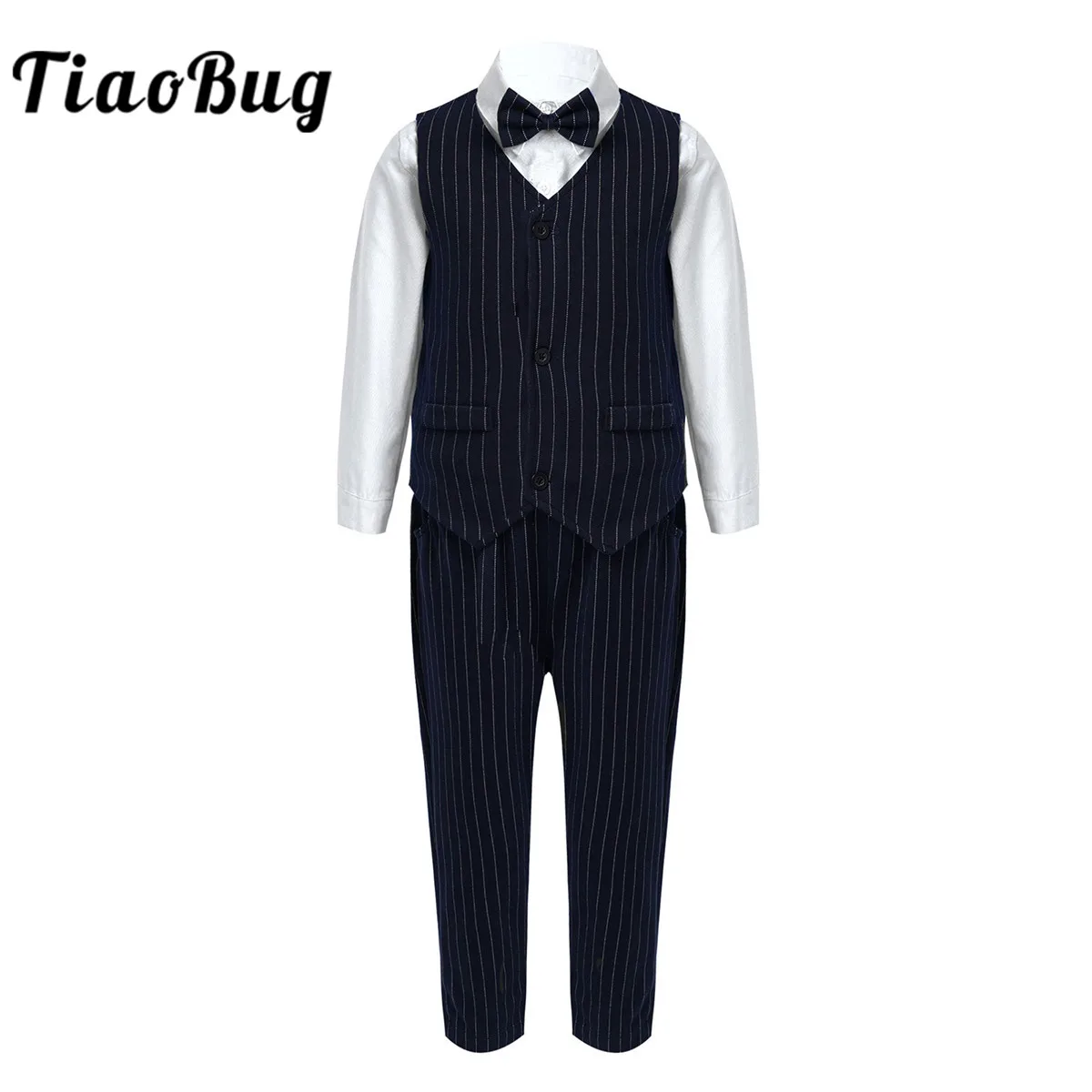 

Костюмы для мальчиков с цветочным рисунком на свадьбу, одежда для маленьких мальчиков, джентльменов, официальный костюм для детей из 4 предм...