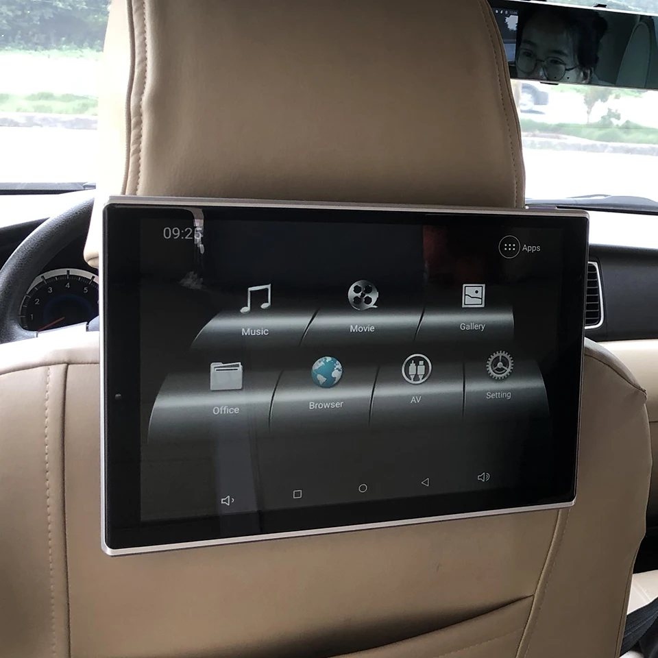 Новинка 2021 автомобильный телевизионный UI-стиль Android 9 0 монитор на подголовник для