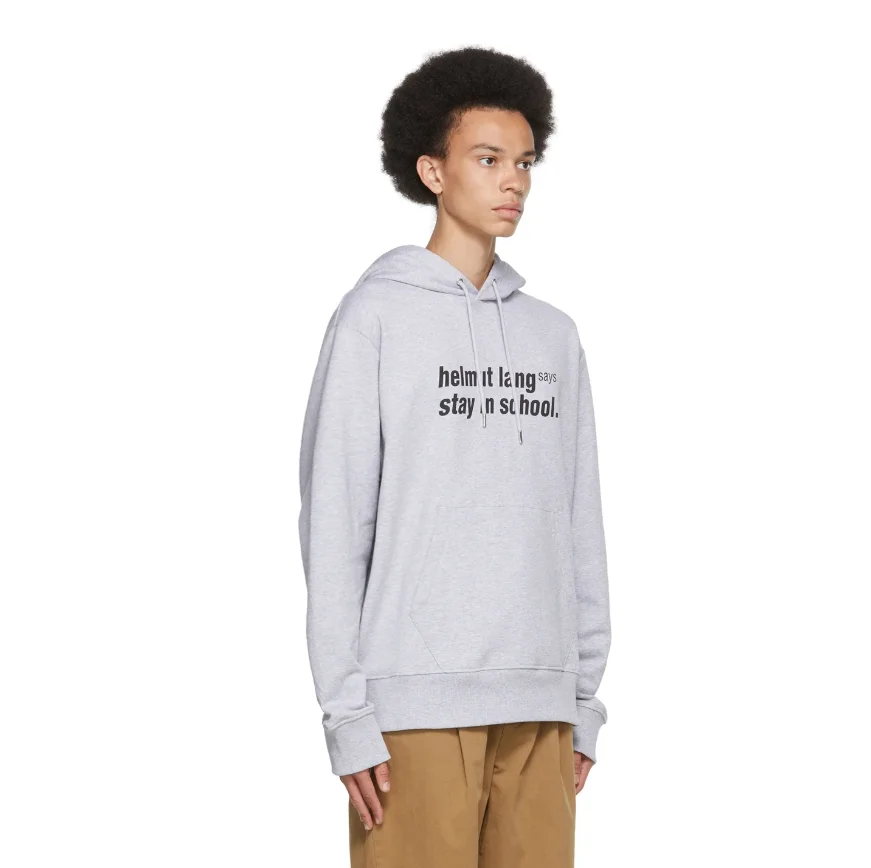 

Printed sportswear cotton long-sleeved loose sweater men and women new unisex hooded sweater coat
