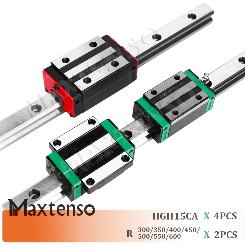 MAXTENSO HGR15 линейная направляющая HGH15CA блоки части каретки маршрутизатора 300 350 400 450