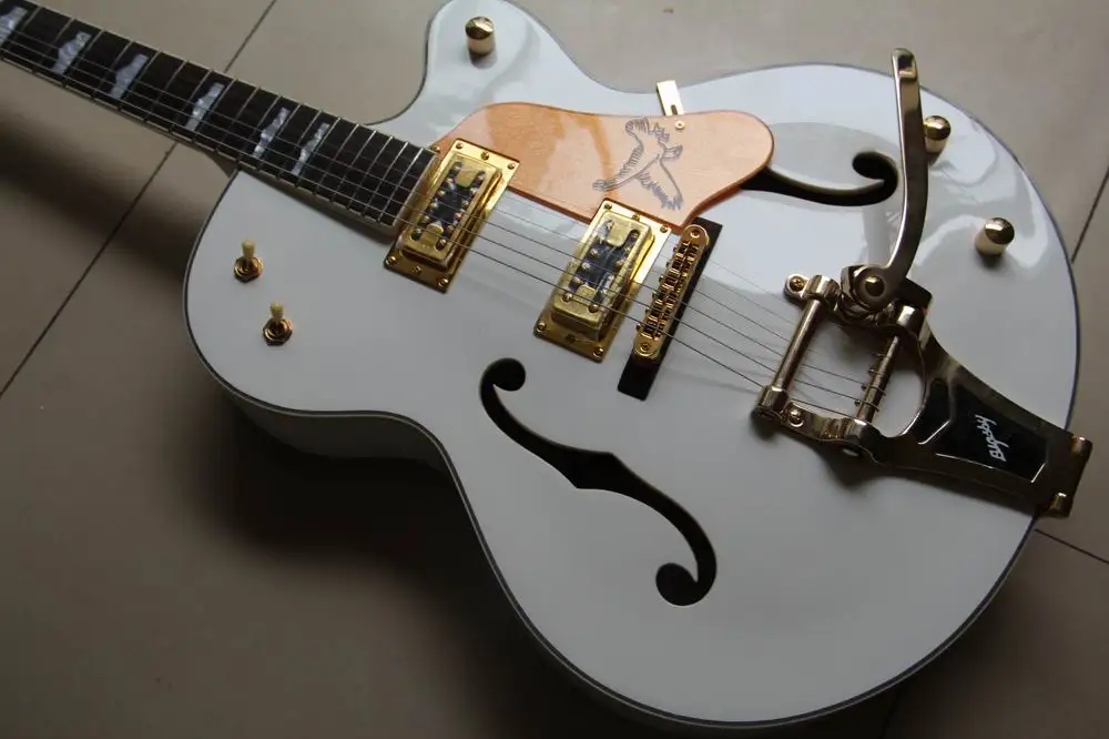 Новое поступление китайская электрогитара Jazz греческая гитара модель 6120 лучшее