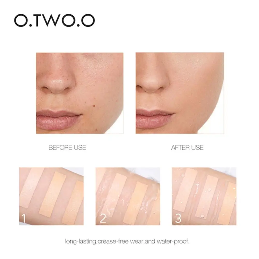 

O.TWO.O Concealer Stick Makeup Foundation Full Coverage Contour Face Concealer Cream Base Primer Moisturizer Hide Blemish 6color