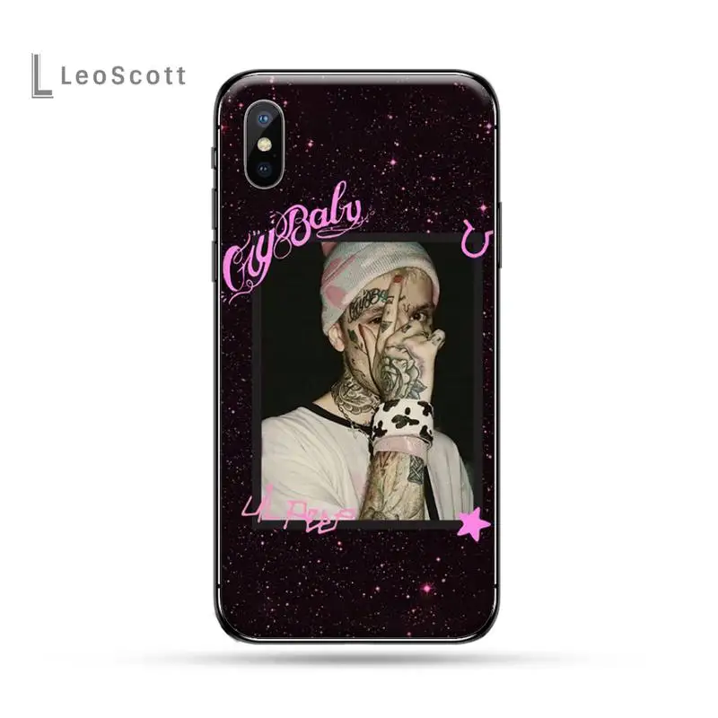

Lil Peep famous Repper luxury Phone Case coque for iPhone 11 12 pro XS MAX 8 7 6 6S Plus X 5S SE 2020 XR Anti-fall capa