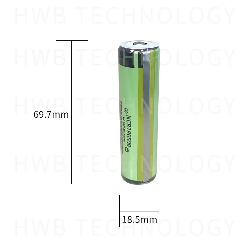 2-20 шт Новый защищенный оригинальный Panasonic 18650 NCR18650B 3 7 V 3400mAh литий-ионный