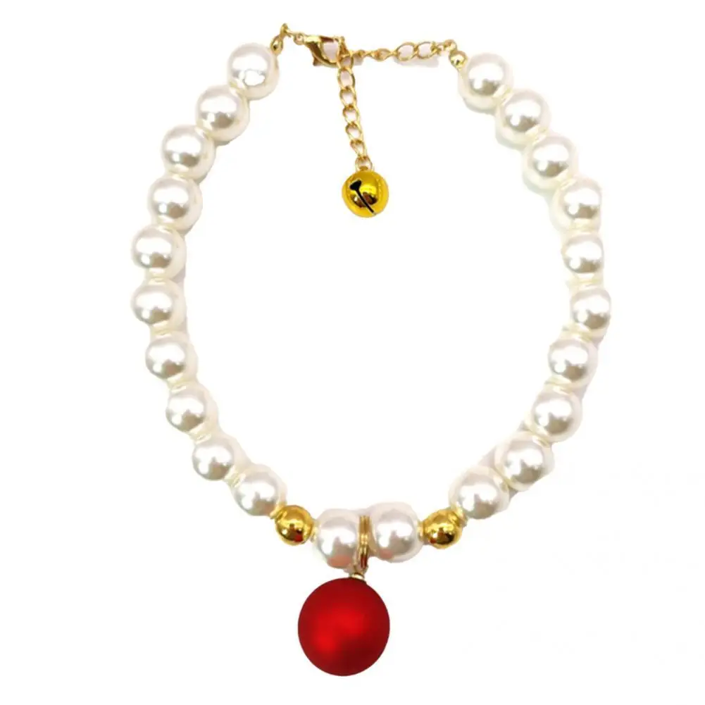 Pet Collar Easy-wearing Beautiful Pet Cat Puppy Collar with Bell Cat Necklace Good-looking