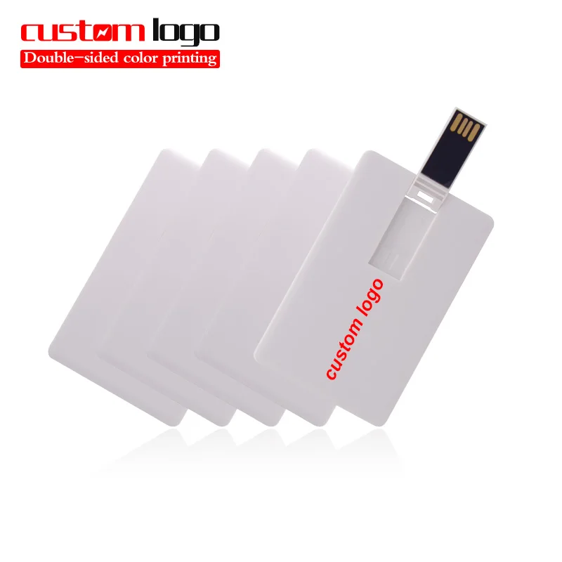 Реальная емкость Pendrive Кредитная карта Флешка USB флеш накопитель 2 0 64 ГБ 32 16 8 4
