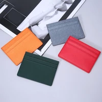 fashion double sided ultra thin card holder bank credit id cards pouch case wallet organizer thin business bank card package
