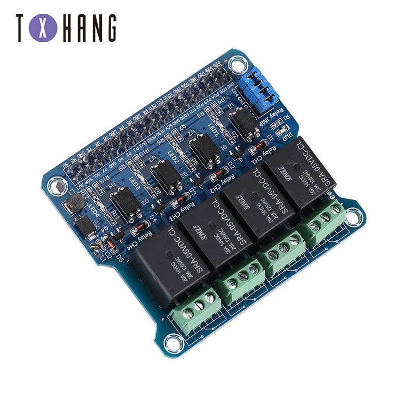 1 шт. Raspberry Pi плата реле питания Модуль расширения щит SHX55B031upports RPi A +/B +/2 B/3 B для