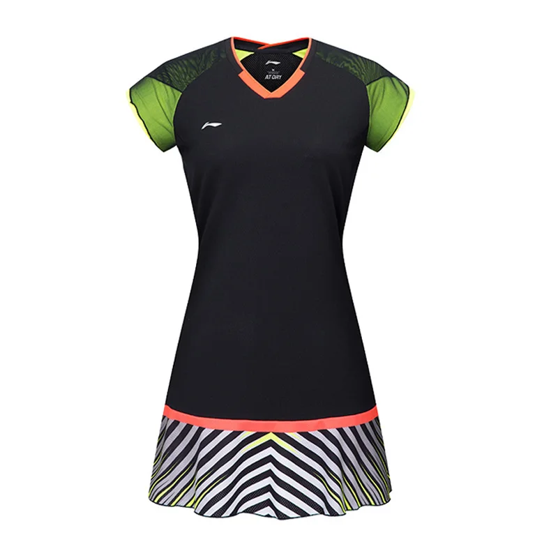 (Код Break) Li Ning женское платье для соревнований по бадминтону национальная команда