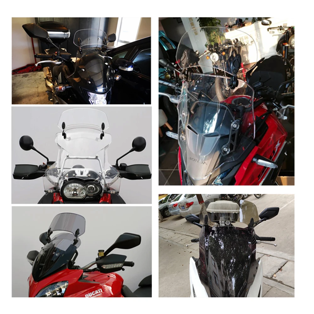 Универсальный Регулируемый экран лобовое стекло спойлер дефлектор воздуха для