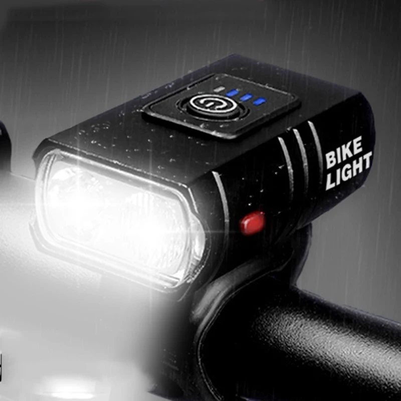 

Bicycle Safety Warning Light Taillight Headlight USB Charging Waterproof Shockproof Lamp YS-BUY