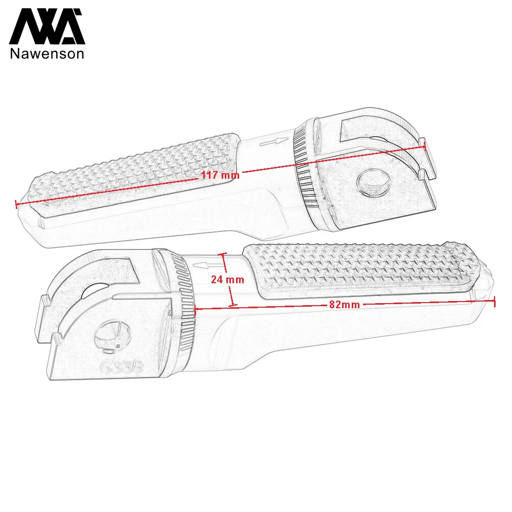 Передние педали для мотоцикла осветительные приборы KTM Duke 390 2013-2021 125 11-21 Aprilia Shiver 900