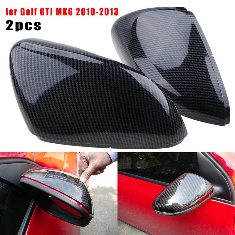 2x зеркало заднего вида крышка L/R Крышка для Golf MK6 2010 2013 Высокое качество